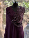 Purple Shimmer Gown