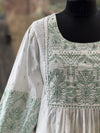 Green Block Print Suit