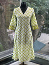 Green V Neck Co Ord