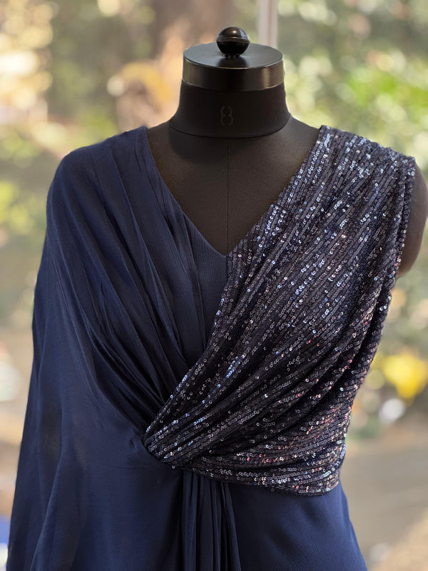 Blue Shimmer Gown