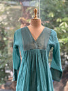 Blue Tissue Yoke Suit