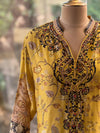 Yellow Digital Print Suit