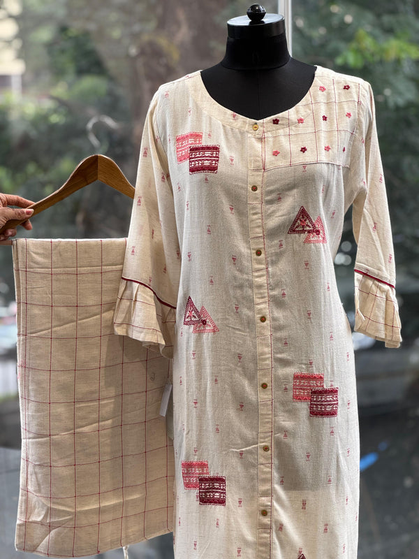 Self Weaving Kanta Work Co Ord