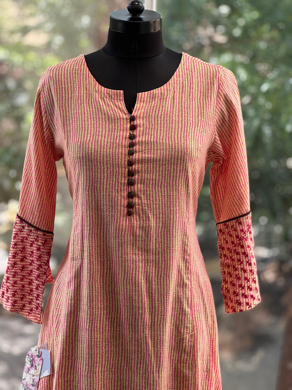 Peach Printed Tunic