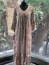 Green Printed Alia Cut Tunic