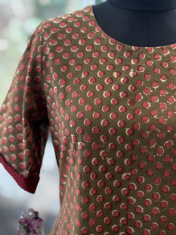 Green Circle Tunic