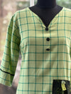 Green Checks Tunic