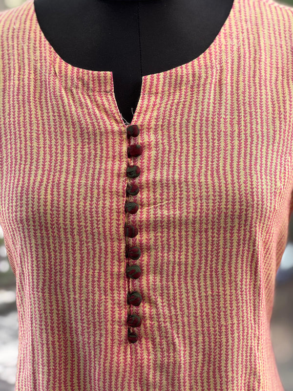 Peach Printed Tunic