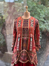 Maroon Harem Pant Set