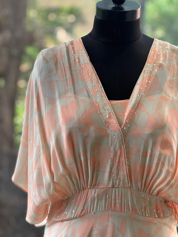 Cream Floral Tunic
