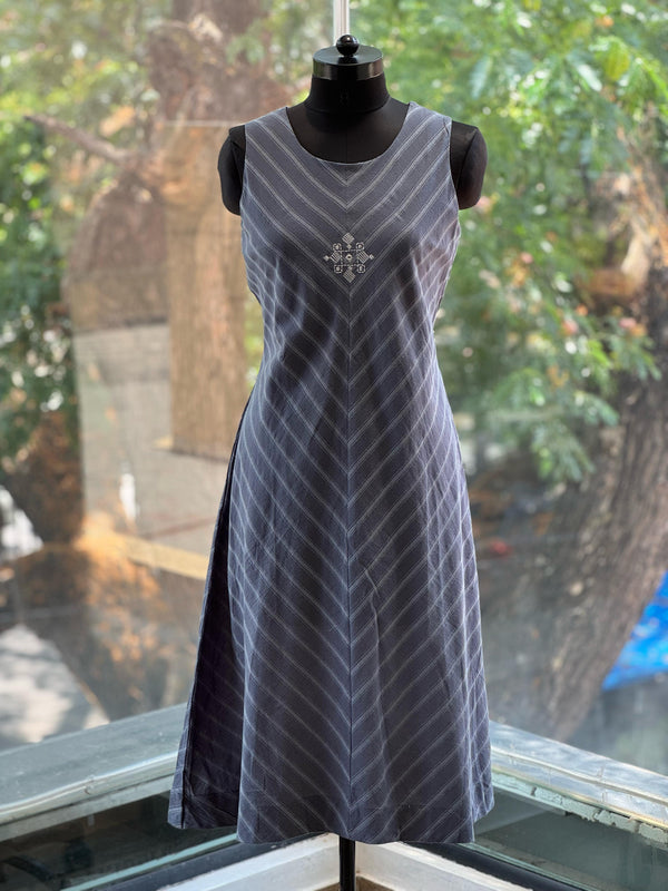 Gray Sleeveless Tunic