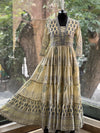 Beige Block Print Tunic