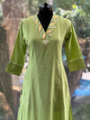 Green Ikkat Tunic
