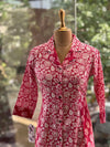 Pink Floral Print Aline Tunic