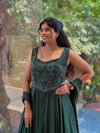 Emerald Green Gown