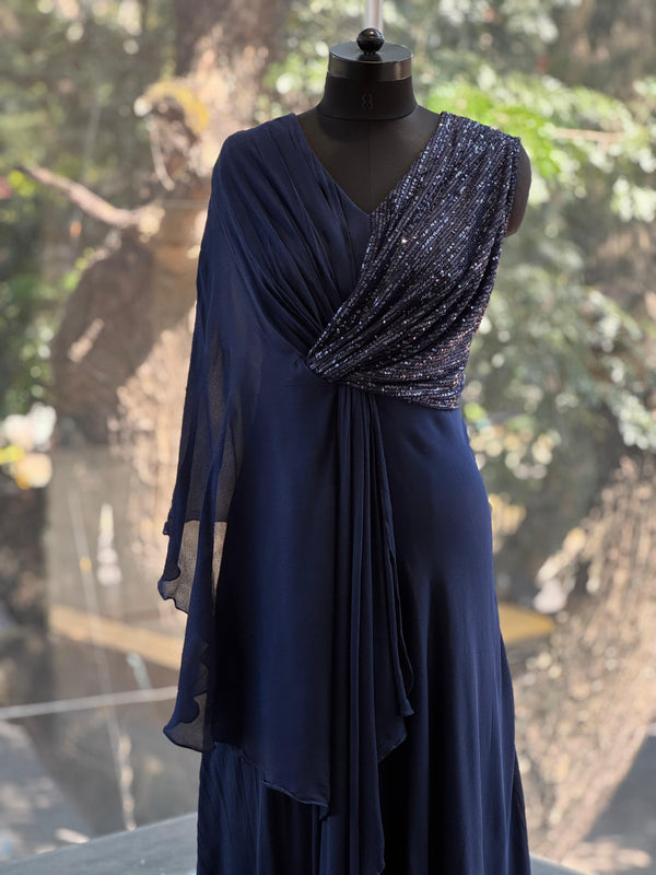 Blue Shimmer Gown