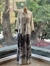 Half White Digital Print Palazzo Set