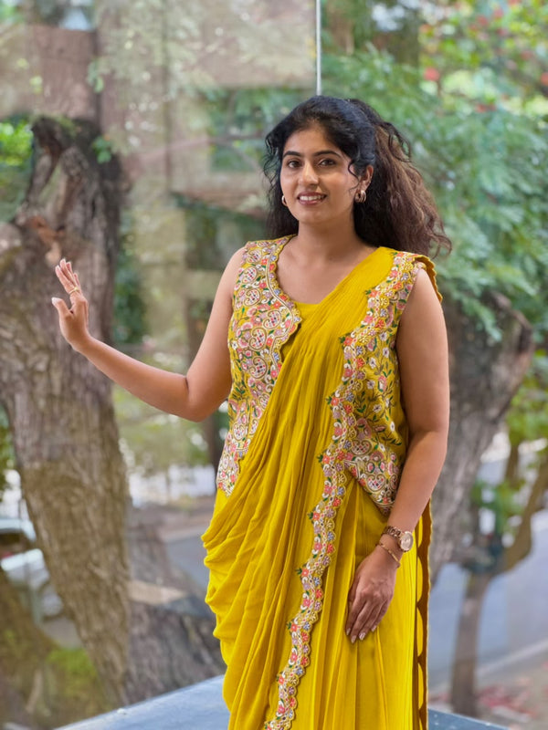 Yellow Jacket Style Drape