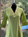 Green Ikkat Tunic