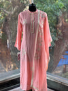 Pink Embroidered Dupatta Set