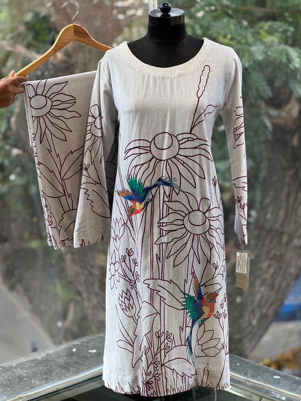 Light Grey Printed Co Ord