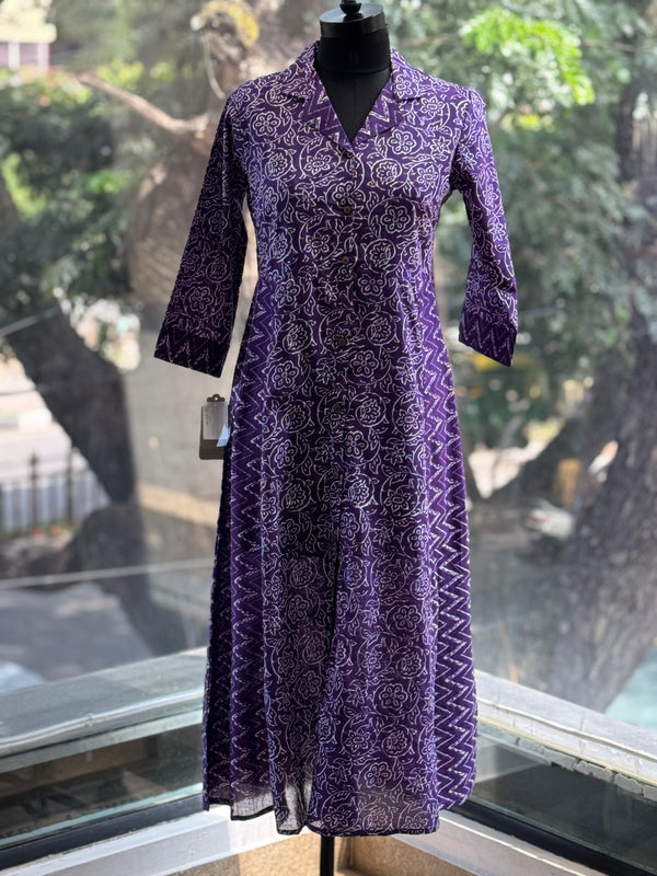 Purple A Line Tunic