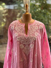 Pink Chikankari Tunic