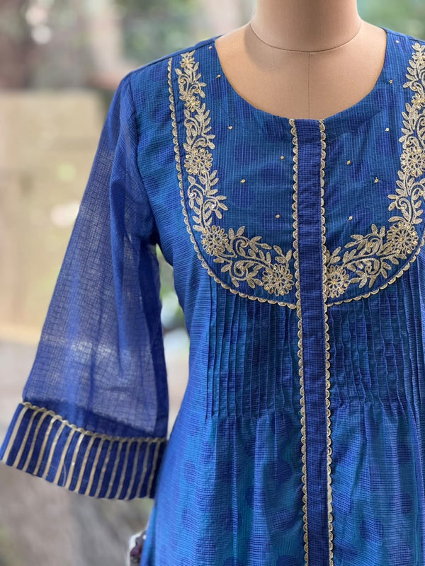 Royal Blue Polka Dot Co Ord