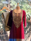 Maroon Shaded Co Ord