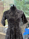 Black Floral A-Line Tunic