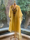 Yellow Pure Glass Tissue Suit