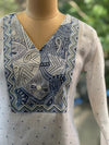 Blue Digital Print Suit