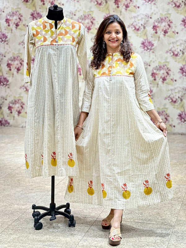 Beige  A-Line Tunic