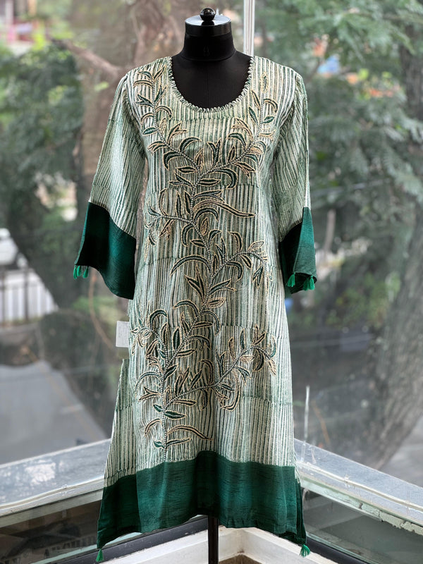 Green Asymmetrical Co Ord