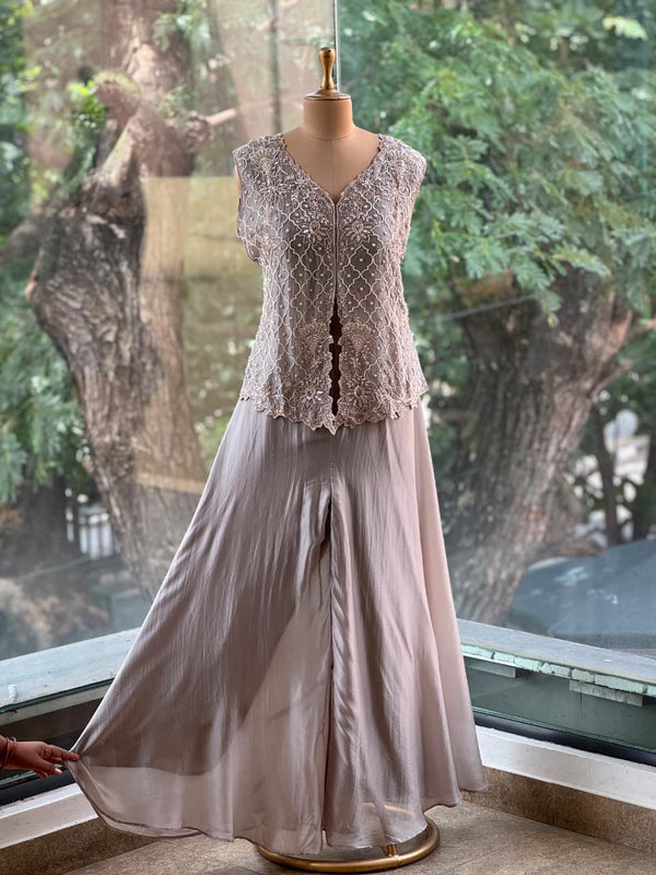 Dusty Mauve Palazzo Set
