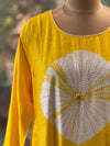 Yellow Tye Dye Tunic