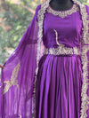 Purple Cape Set