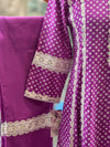 Purple Bandhej Print Co Ord