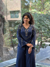 Navy Blue Palazzo set