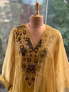 Yellow Pure Glass Tissue Suit
