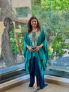 Green Shaded Skirt set