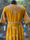 Yellow Designer Made Anarakali Set