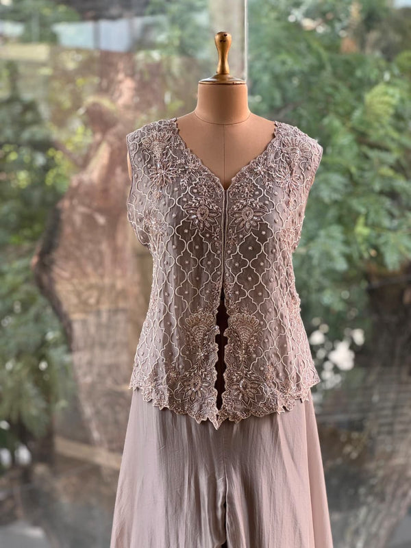 Dusty Mauve Palazzo Set