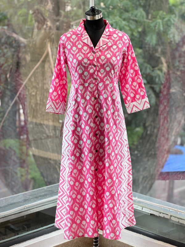 Pink A Line Tunic