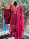 Maroon Mul Suit