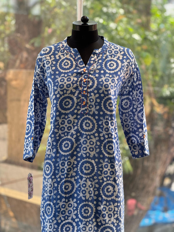 Blue Printed Tunic