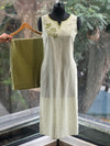 Green Stripes Print Co Ord