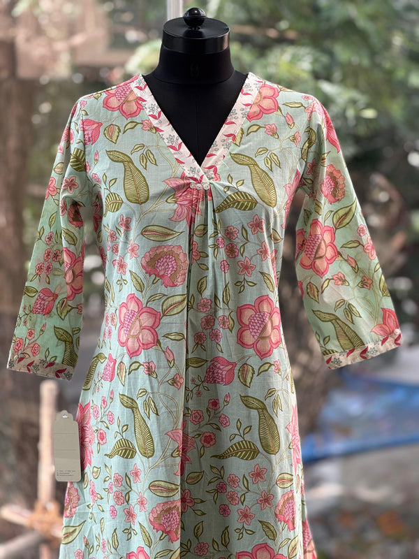 Sea Green Printed Co Ord