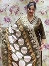 Olive Green Digital Printed Dupatta Set