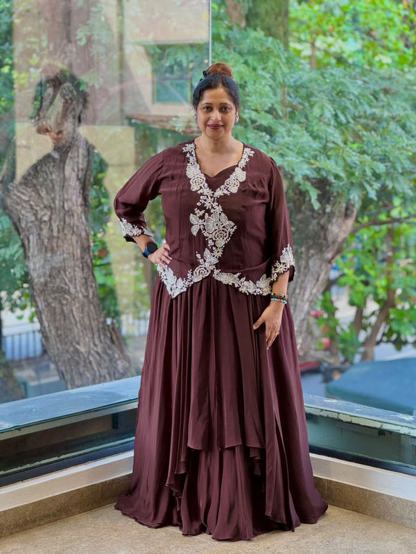 Coffee Brown Gown